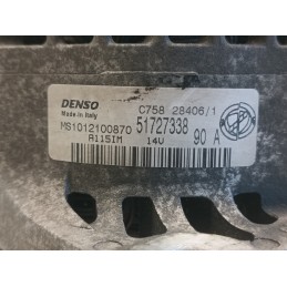 ALTERNATORE DENSO 90A 14V FIAT STILO 1.9D 51727338  A9089