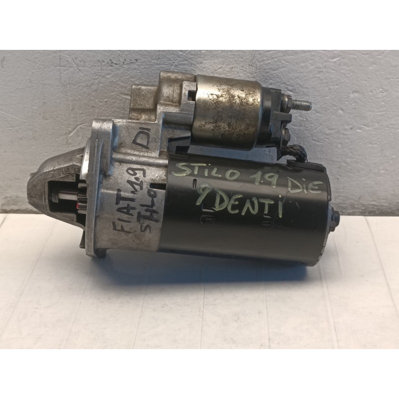MOTORINO AVVIAMENTO FIAT STILO 1.9D BOSCH 12V 0001108202 7 DENTI  A9090