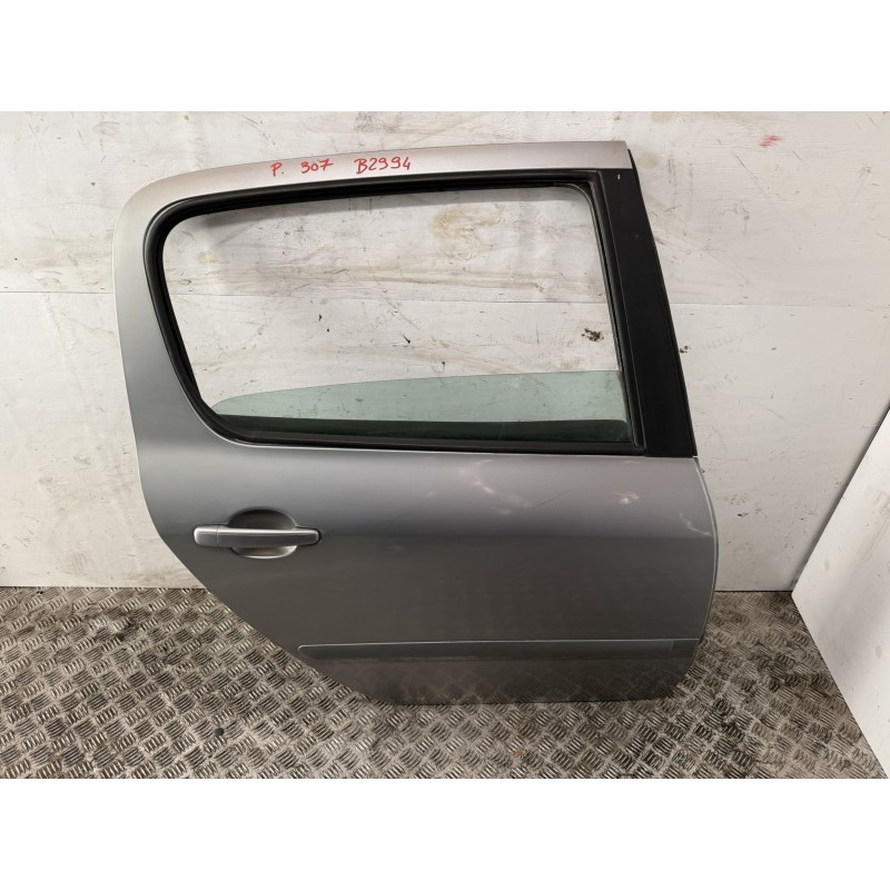 PORTA PORTIERA POSTERIORE DESTRA PEUGEOT 307 GRIGIO 2001 2009 USATA 9008K4 B2994 PORTA PORTIERA POSTERIORE DESTRA PEUGEOT 307 GRIGIO 2001 2009 USATA 9008K4 B2994