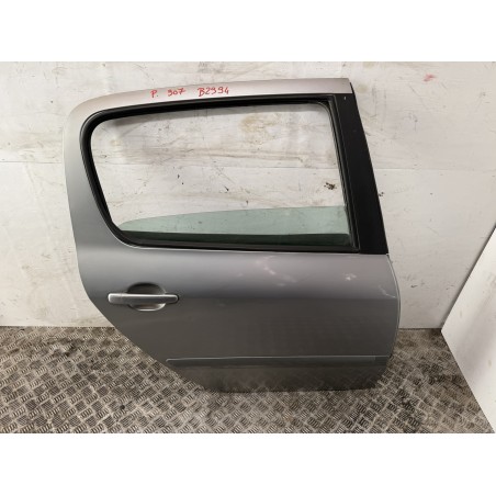 PORTA PORTIERA POSTERIORE DESTRA PEUGEOT 307 GRIGIO 2001 2009 USATA 9008K4  B2994