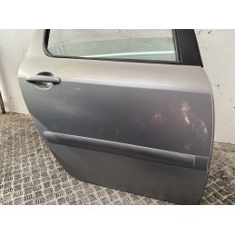 PORTA PORTIERA POSTERIORE DESTRA PEUGEOT 307 GRIGIO 2001 2009 USATA 9008K4  B2994