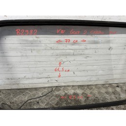 VETRO LUNOTTO POSTERIORE VOLKSWAGEN GOLF 2 MK2 CABRIO 1983 1991 CAPOTTE  B2982