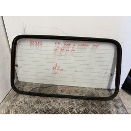 VETRO LUNOTTO POSTERIORE VOLKSWAGEN GOLF 2 MK2 CABRIO 1983 1991 CAPOTTE  B2982