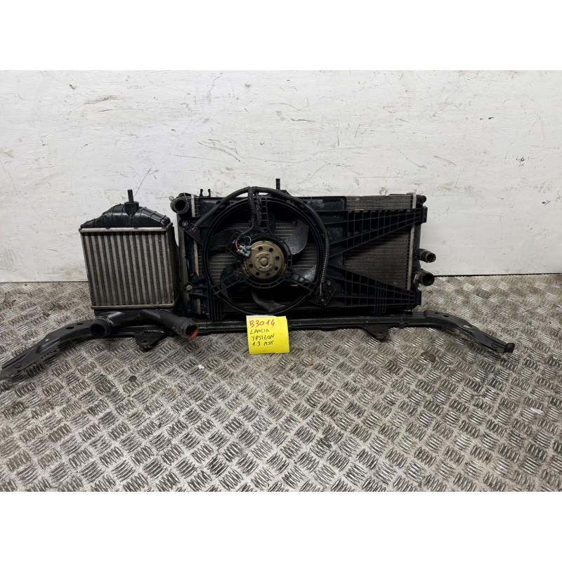 KIT RADIATORE ACQUA ARIA INTERCOOLER VENTOLA LANCIA YPSILON 1.3 DIESEL 843 46834067 B3014 KIT RADIATORE ACQUA ARIA INTERCOOLER VENTOLA LANCIA YPSILON 1.3 DIESEL 843 46834067 B3014