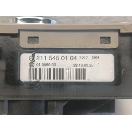 MANOPOLA COMANDO LUCI LAVAFARI MERCEDES CLASSE E W211 2115450104  A9161