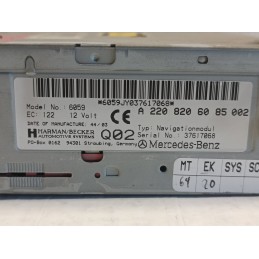 LETTORE DVD CAR NAVIGATION MERCEDES CLASSE E W211 2002 2009 A2208206085  A9175
