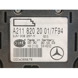 LUCE INTERNA PLAFONIERA POSTERIORE MERCEDES CLASSE E W211 A2118202001  A9176