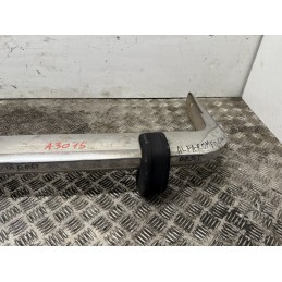 PARAURTI POSTERIORE ALFA ROMEO GIULIA NUOVA SUPER 1974 1977 ORIGINALE USATO ACCIAIO INOX ROSTRI EPOCA  A3015