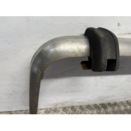 PARAURTI POSTERIORE ALFA ROMEO GIULIA NUOVA SUPER 1974 1977 ORIGINALE USATO ACCIAIO INOX ROSTRI EPOCA  A3015