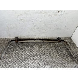 PARAURTI POSTERIORE ALFA ROMEO GIULIA NUOVA SUPER 1974 1977 ORIGINALE USATO ACCIAIO INOX ROSTRI EPOCA  A3015