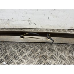 PARAURTI POSTERIORE ALFA ROMEO GIULIA NUOVA SUPER 1974 1977 ORIGINALE USATO ACCIAIO INOX ROSTRI EPOCA  A3015