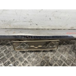 PARAURTI ANTERIORE ALFA ROMEO GIULIA NUOVA SUPER 1974 1977 ORIGINALE USATO ACCIAIO INOX ROSTRI EPOCA  A3016