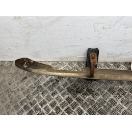 PARAURTI ANTERIORE ALFA ROMEO GIULIA NUOVA SUPER 1974 1977 ORIGINALE USATO ACCIAIO INOX ROSTRI EPOCA  A3016