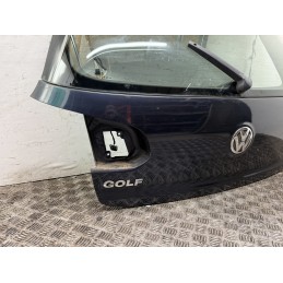 COFANO PORTELLONE POSTERIORE VOLKSWAGEN GOLF VI 6 SERIE BLU 2008 2012 BAGAGLIAIO USATO 5K6827025J  B3020