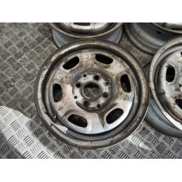 4 CERCHI IN FERRO 13 VOLKSWAGEN GOLF II MK2 POLO II 1983 1992 5.5JX13H2 321601025J  B3033