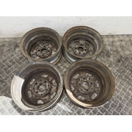 4 CERCHI IN FERRO 13 VOLKSWAGEN GOLF II MK2 POLO II 1983 1992 5.5JX13H2 321601025J  B3033