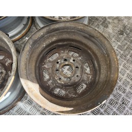 4 CERCHI IN FERRO 13 VOLKSWAGEN GOLF II MK2 POLO II 1983 1992 5.5JX13H2 321601025J  B3033