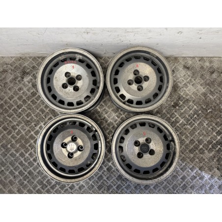 4 CERCHI IN LEGA MASERATI BITURBO 14 MILLE MIGLIA ORIGINALI USATI 1985  B3035