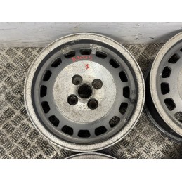 4 CERCHI IN LEGA MASERATI BITURBO 14 MILLE MIGLIA ORIGINALI USATI 1985  B3035