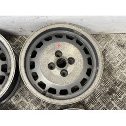 4 CERCHI IN LEGA MASERATI BITURBO 14 MILLE MIGLIA ORIGINALI USATI 1985  B3035