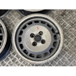 4 CERCHI IN LEGA MASERATI BITURBO 14 MILLE MIGLIA ORIGINALI USATI 1985  B3035