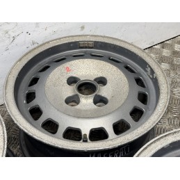 4 CERCHI IN LEGA MASERATI BITURBO 14 MILLE MIGLIA ORIGINALI USATI 1985  B3035