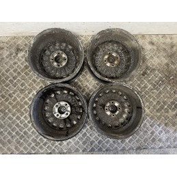4 CERCHI IN LEGA MASERATI BITURBO 14 MILLE MIGLIA ORIGINALI USATI 1985  B3035