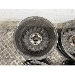 4 CERCHI IN LEGA MASERATI BITURBO 14 MILLE MIGLIA ORIGINALI USATI 1985  B3035