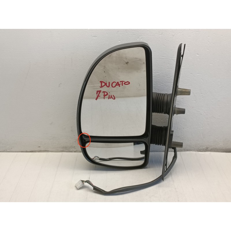 SPECCHIETTO RETROVISORE SINISTRO 7 PIN ELETTRICO FIAT DUCATO 2 1999 2006 A9221 SPECCHIETTO RETROVISORE SINISTRO 7 PIN ELETTRICO FIAT DUCATO 2 1999 2006 A9221