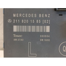 CENTRALINA CHIUSURA PORTA SINISTRA MERCEDES CLASSE E W211 2118201585  A9235