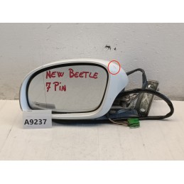 SPECCHIETTO RETROVISORE SINISTRO VOLKSWAGEN NEW BEETLE CABRIO 7 PIN  A9237