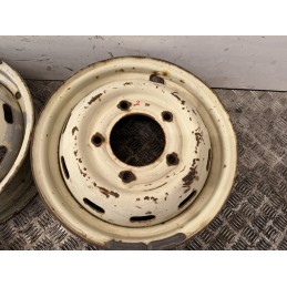 4 CERCHI IN FERRO 16 FIAT CAMPAGNOLA AR76 GIANNETTI 5KX16 1974  B3034