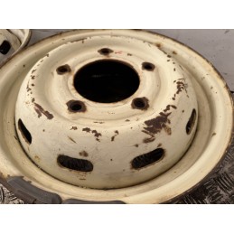 4 CERCHI IN FERRO 16 FIAT CAMPAGNOLA AR76 GIANNETTI 5KX16 1974  B3034