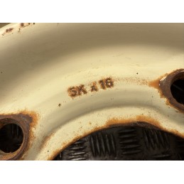 4 CERCHI IN FERRO 16 FIAT CAMPAGNOLA AR76 GIANNETTI 5KX16 1974  B3034