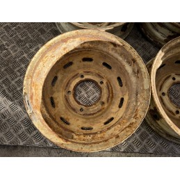 4 CERCHI IN FERRO 16 FIAT CAMPAGNOLA AR76 GIANNETTI 5KX16 1974  B3034