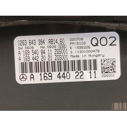QUADRO STRUMENTI CONTACHILOMETRI MERCEDES CLASSE A W169 2.0D A1694402211  A9259