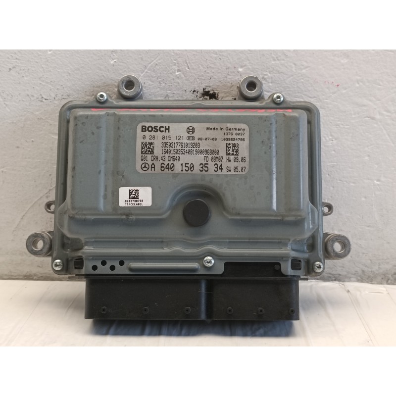 CENTRALINA MOTORE MERCEDES CLASSE A W169 A160 2.0D A6401503534 0281015121 A9264 CENTRALINA MOTORE MERCEDES CLASSE A W169 A160 2.0D A6401503534 0281015121 A9264
