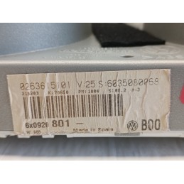 CONTACHILOMETRI QUADRO STRUMENTI VOLKSWAGEN LUPO 1.0B 6X0920801X  A9273
