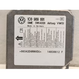 KIT AIRBAG VOLKSWAGEN LUPO VOLANTE CINTURA DX SX CENTRALINA 1C0909601  A9274