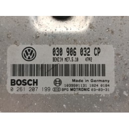 CENTRALINA MOTORE VOLKSWAGEN LUPO 1.0B 030906032CP BOSCH 0261207199  A9275