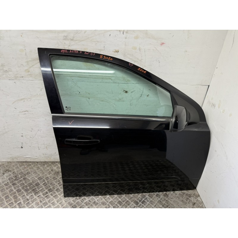 PORTA PORTIERA ANTERIORE DESTRA DX OPEL ASTRA H 2004 2011 NERO Z20R 13208422 B3080 PORTA PORTIERA ANTERIORE DESTRA DX OPEL ASTRA H 2004 2011 NERO Z20R 13208422 B3080