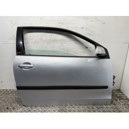 PORTA PORTIERA ANTERIORE DESTRA VOLKSWAGEN POLO 9N 3P 01 09 GRIGIO USATO 6Q3831056K  B3094