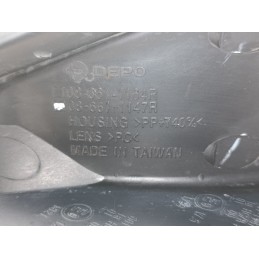 FARO FANALE ANTERIORE DESTRO DEPO FIAT GRANDE PUNTO 2005 2014 GIALLO  A9307