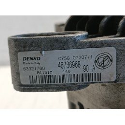 ALTERNATORE DENSO FIAT 600 SEICENTO 1.1B 46736968 14V 90A 1998 2010  A9334