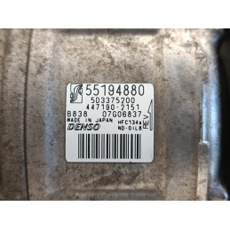 COMPRESSORE ARIA CONDIZIONATA CLIMA FIAT GRANDE PUNTO 1.2B 55194880  A9347