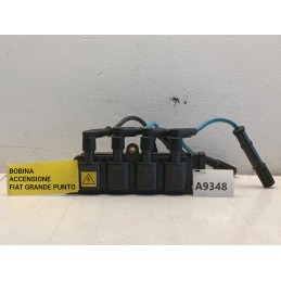 BOBINA ACCENSIONE FIAT GRANDE PUNTO 1.2B 55208723 199A4000  A9348