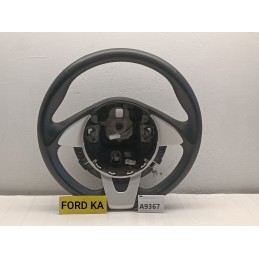 VOLANTE PELLE COMANDI MULTIFUNZIONE BIANCHI FORD KA 2 2008 2017 61993150C  A9367