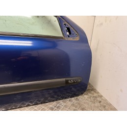 PORTA PORTIERA ANTERIORE DESTRA RENAULT CLIO 2 5P 1998 2012 BLU 7751472476  B3111