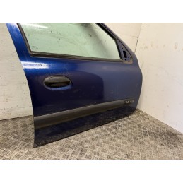 PORTA PORTIERA ANTERIORE DESTRA RENAULT CLIO 2 5P 1998 2012 BLU 7751472476  B3111