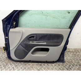 PORTA PORTIERA ANTERIORE DESTRA RENAULT CLIO 2 5P 1998 2012 BLU 7751472476  B3111